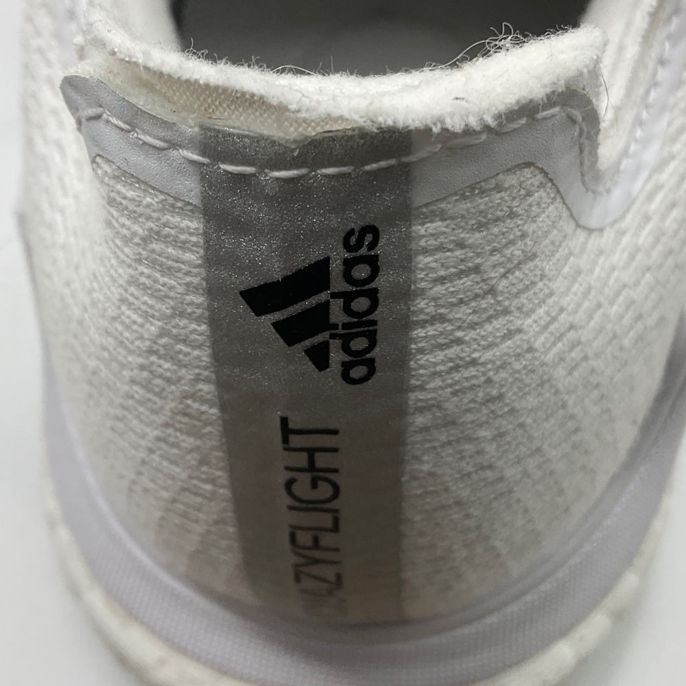 Adidas Like New, No Box White and Gray Athletic Shoes, Size 8 - Picture 3 of 7
